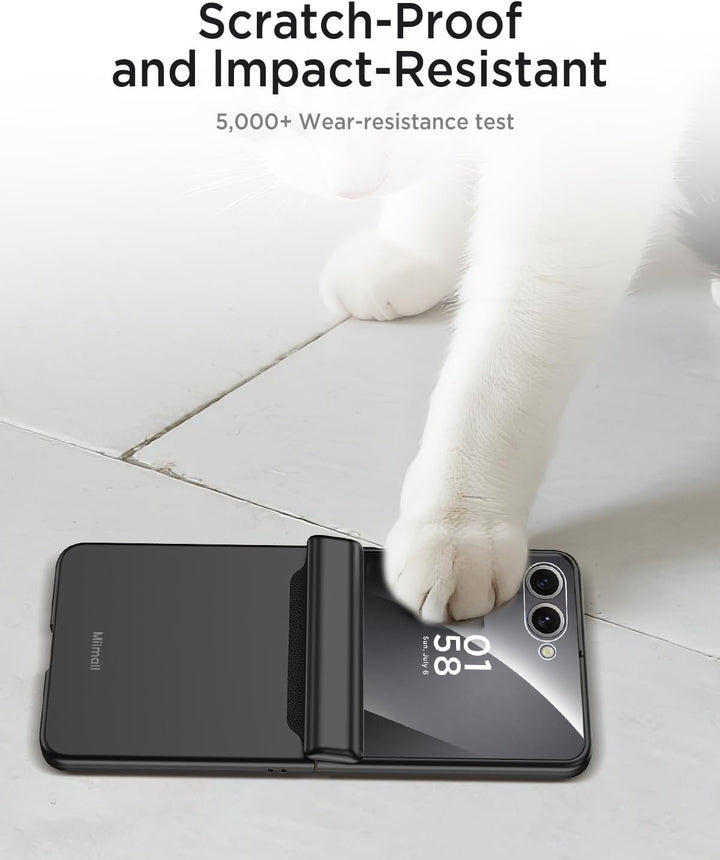 Miimall Kompatibel mit Samsung Galaxy Z Flip 7 Hülle mit Scharnierschutz Magnetischer [Externer Bild