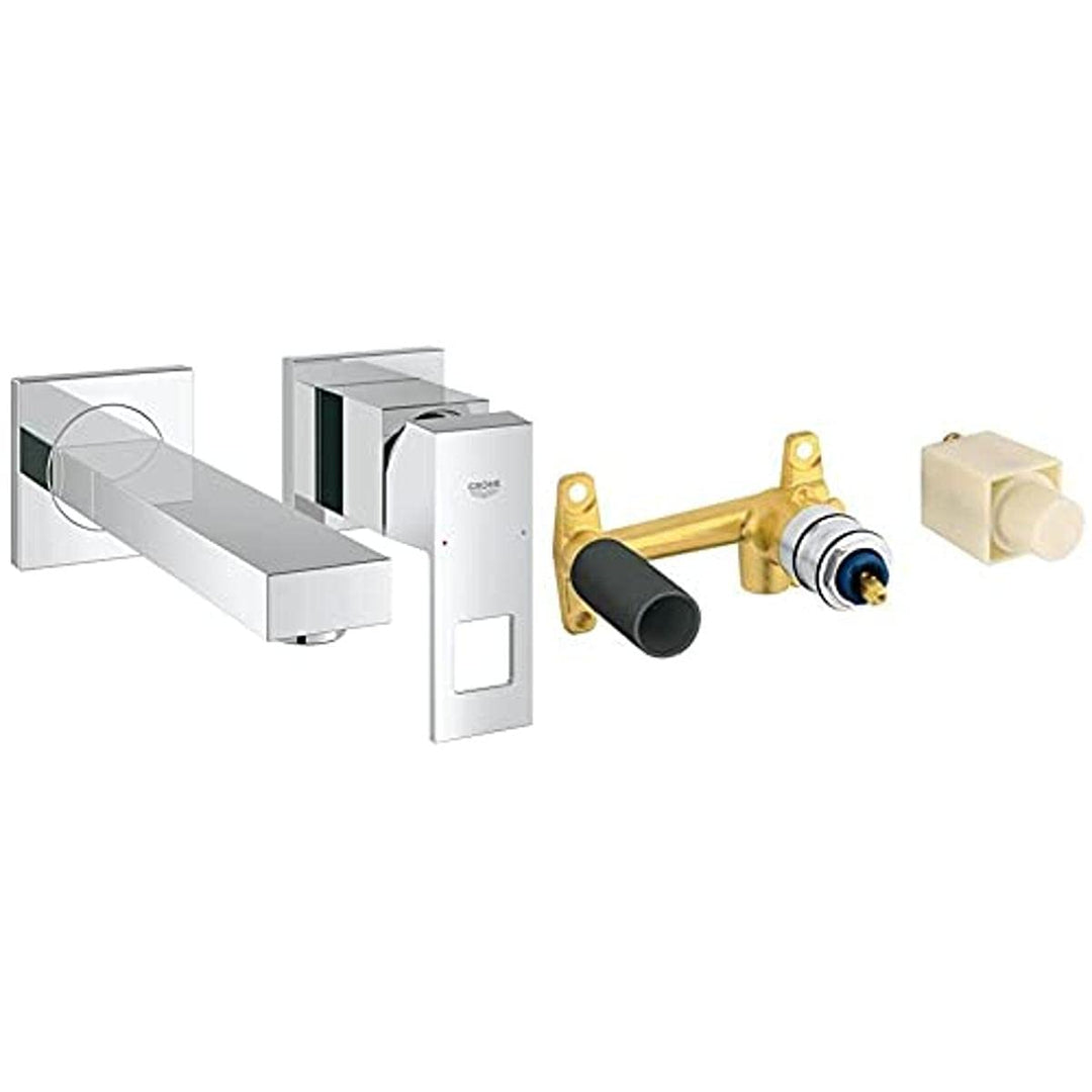 Grohe Eurocube 2-Loch-Waschtischbatterie (171 mm, Ausladung) 19895000 + Grohe Einhand Unterputz-Univ