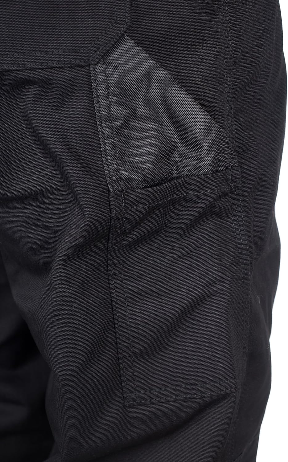 TMG® - Herren Latzhose für Mechaniker - strapazierfähig - Schwarz EU78