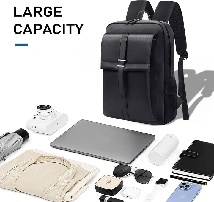 Dobaly Laptop Rucksack Wasserdicht für Damen & Herren - Laptopfach Daypack für Arbeit Business Radfa