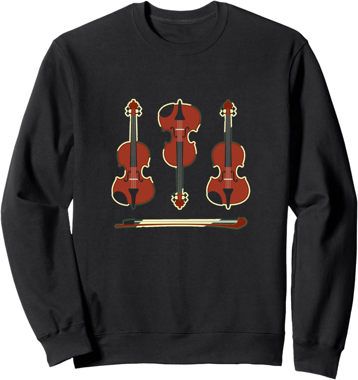 Geige | Musik | Instrument | Geigenspieler Sweatshirt