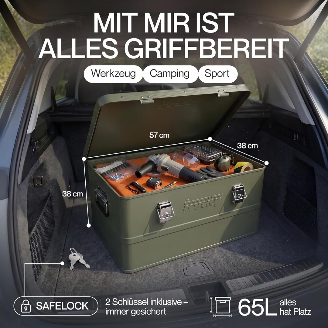 Aluminium Box mit Deckel Auswahl Grün Alu Kiste Box Alukiste Transportbox Metallbox Alu Aufbewahrung