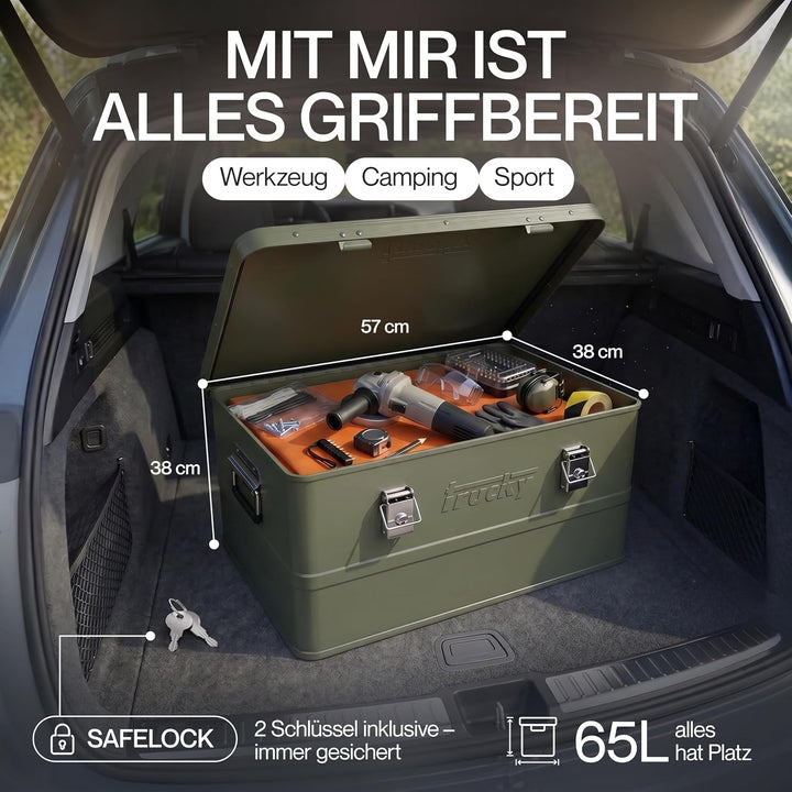 Aluminium Box mit Deckel Auswahl Grün Alu Kiste Box Alukiste Transportbox Metallbox Alu Aufbewahrung