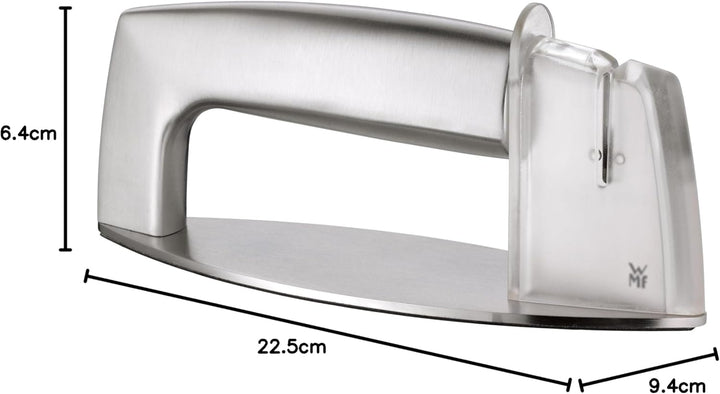WMF Gourmet Messerschärfer, Schleifscheiben Hartmetall, Messerschleifer, Cromargan Edelstahl, Kunsts