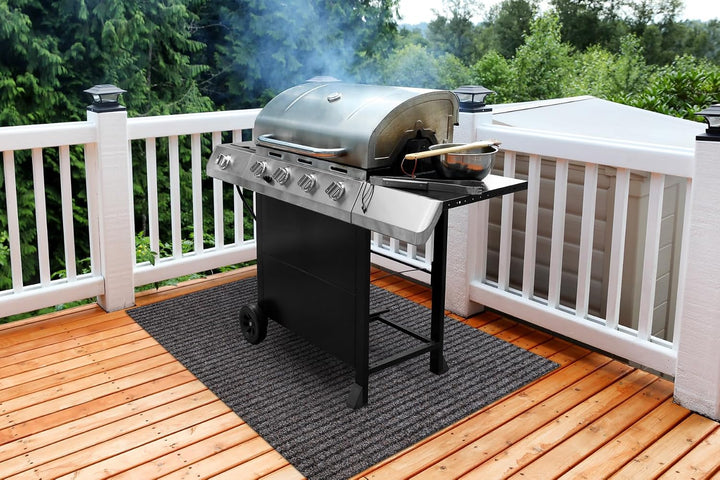 Grillschutzmatte GIN für die Terrasse draussen hellbraun 100x180 cm Gin Hellbraun 100x180 cm, Gin He