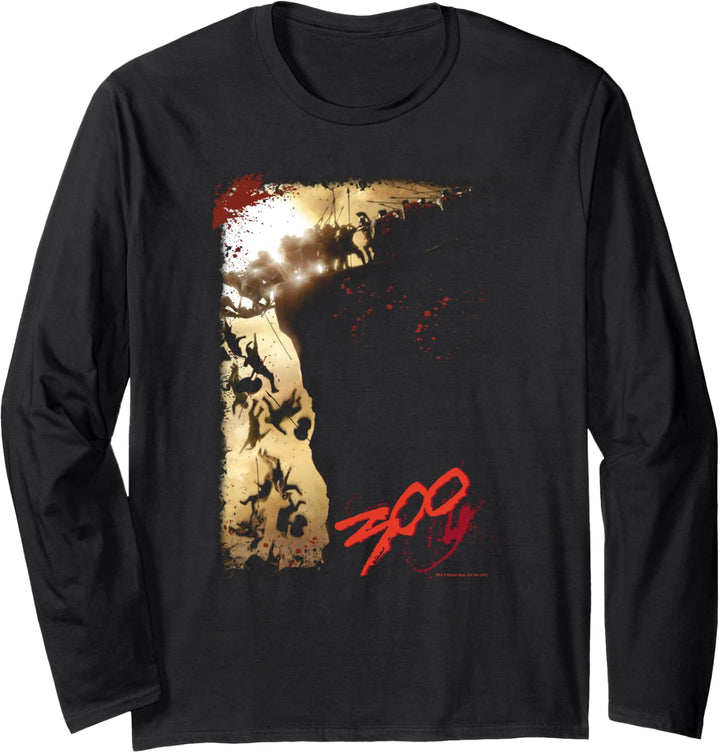 300 Movie The Cliff Langarmshirt