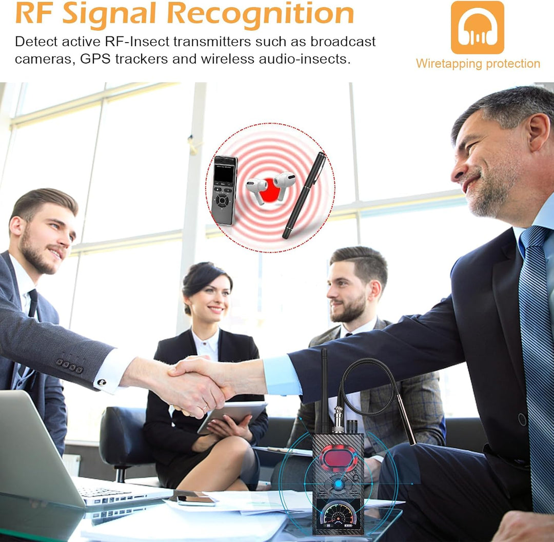Wanzen Detektor RF Wireless,Wanzendetektor GPS Spy Finder,Versteckte Kamera Detector für GSM Tracker