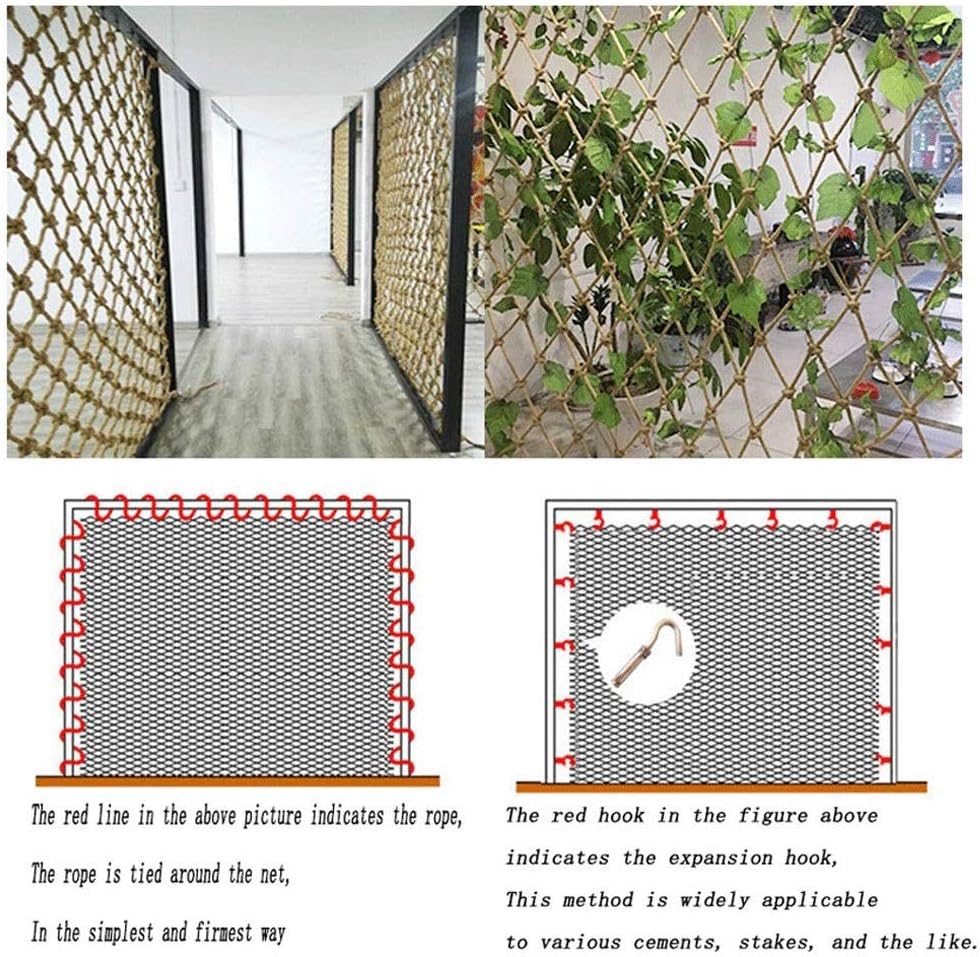Kinder Sicherheitsnetz Universal Schutznetz Nylon Kletternetz, Hanfseilnetz, Kindersicherheitsnetz,