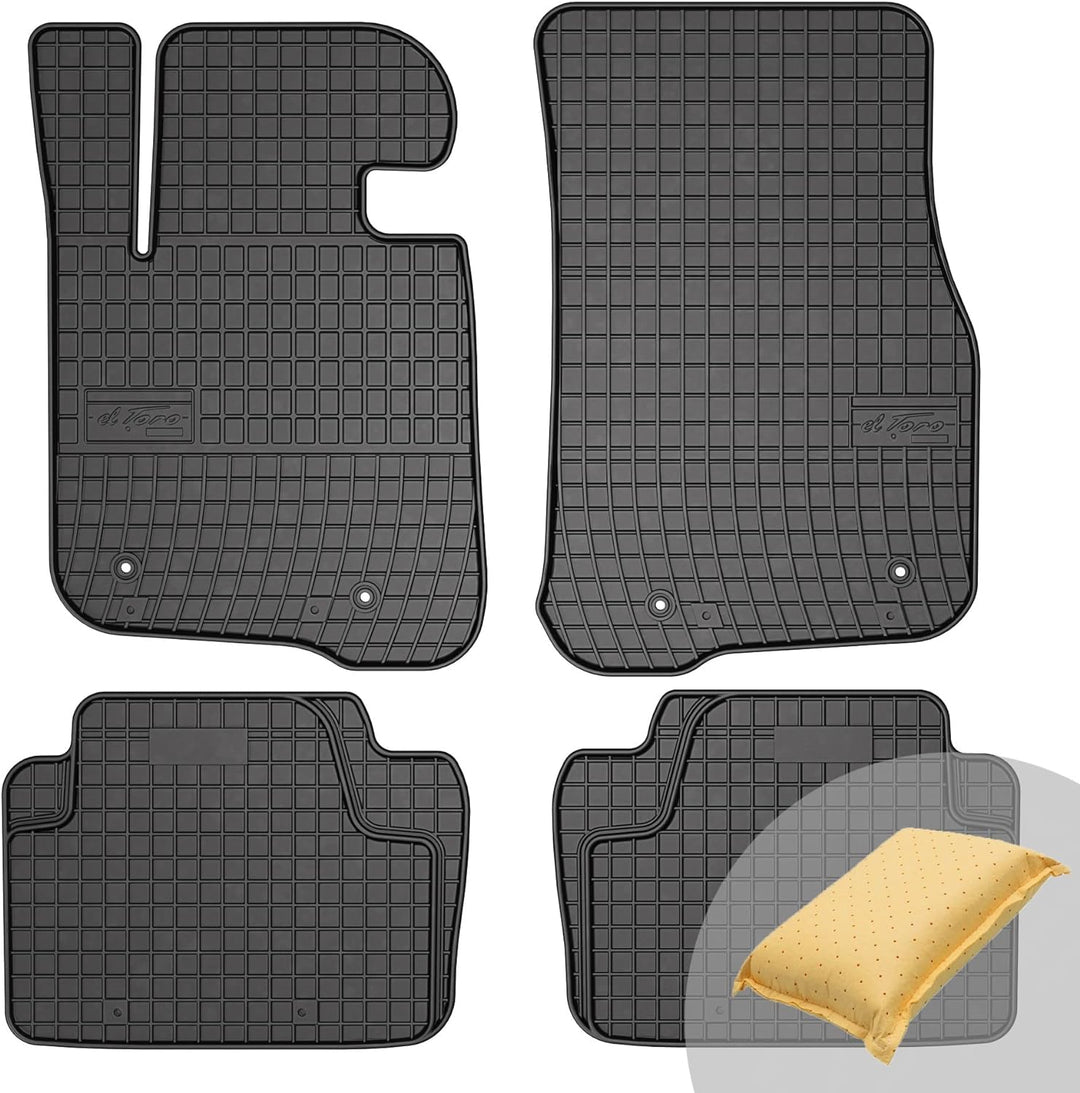 FROGUM El Toro Gummimatten Ganzjähriges-Set von Autofussmatte Auto Fussmatten für BMW 4er Gran Coupe