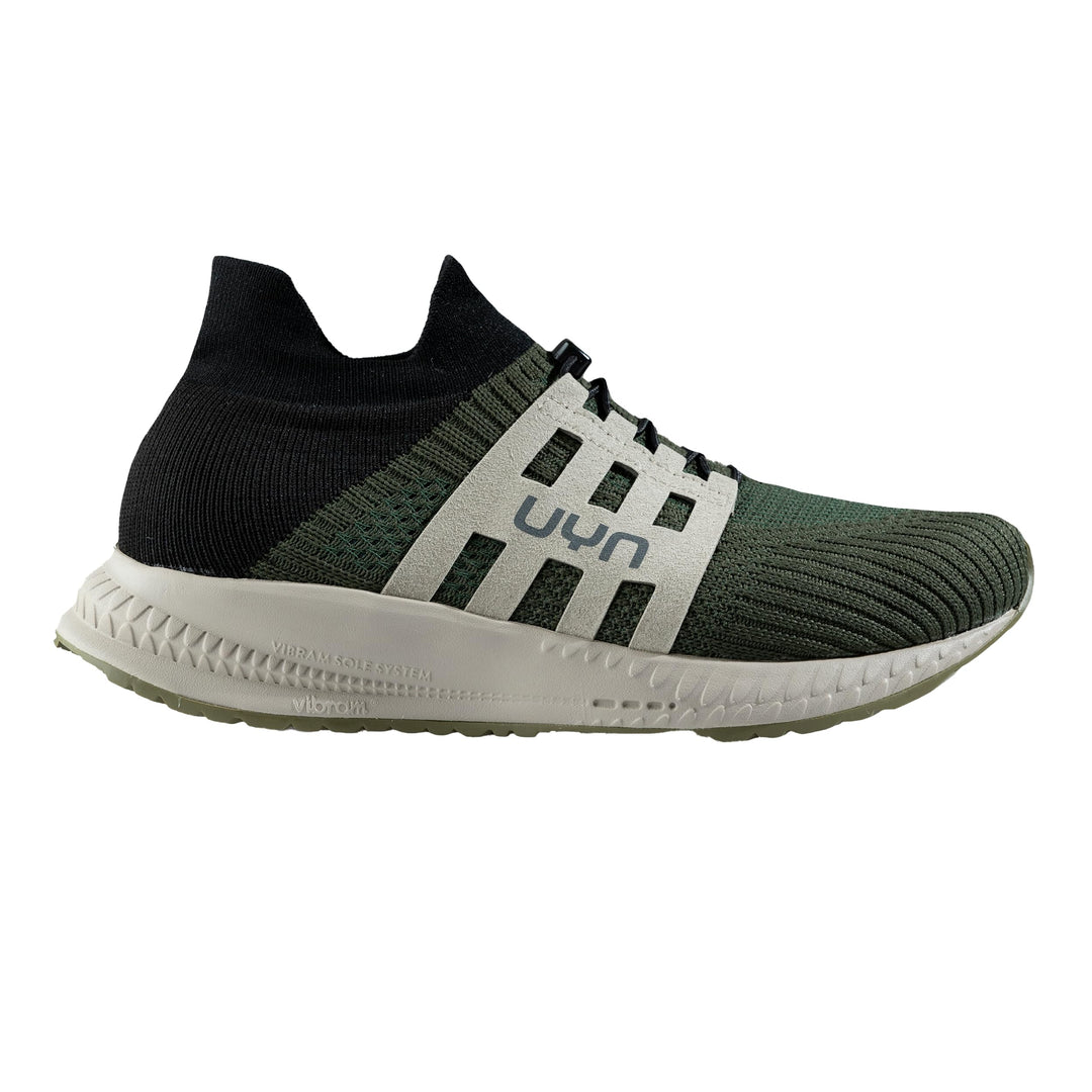 UYN Herren Nature Tune Vibram Sneaker 47 EU Militär Schwarz, 47 EU Militär Schwarz
