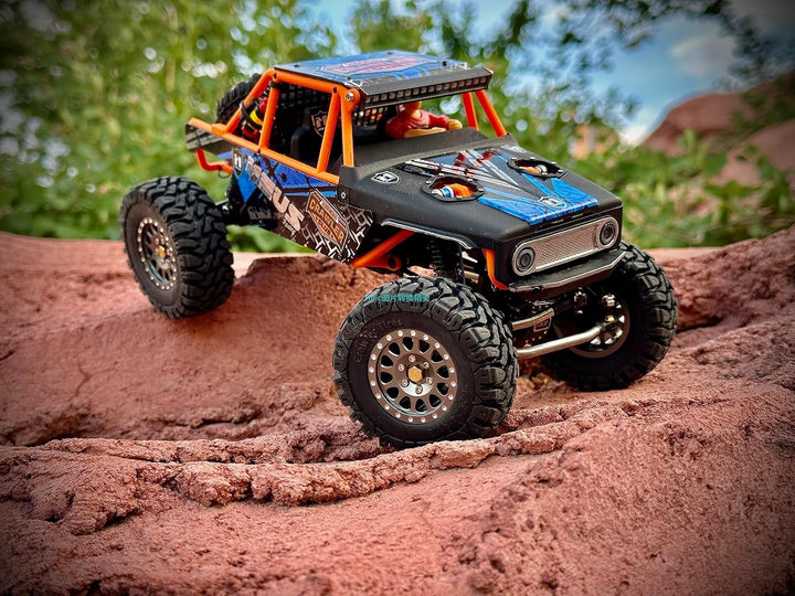 1/18 TRX4M Ripper Nylon Spritzguss V2 Version MEX2-Schwarz, MEX2-Schwarz