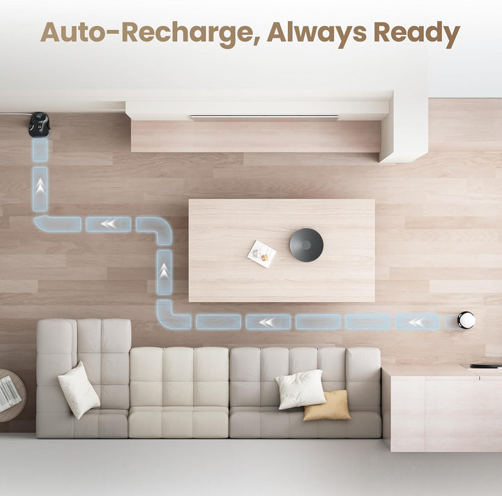Enabot EBO Air 2 FamilyBot,Haustierkamera mit App,2K Mobiler Heimtierkameras mit Anpassbare Gesichts