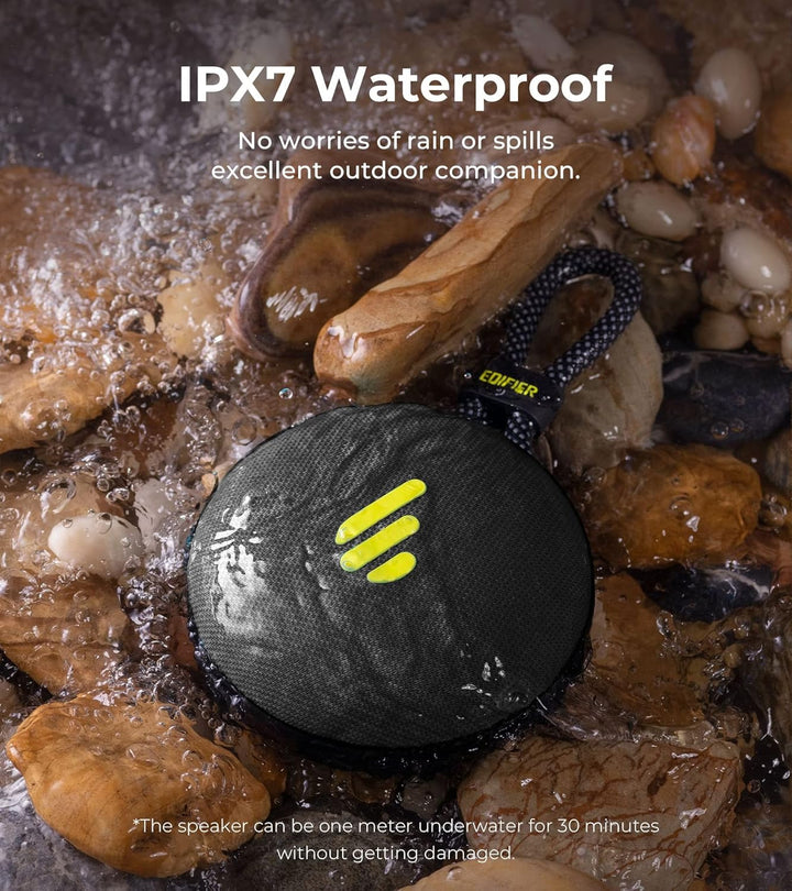 Edifier MP100 Plus tragbarer Bluetooth-Lautsprecher, Leichter Reiselautsprecher mit der Wasserschutz