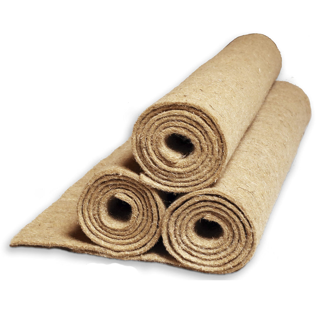 Natursache 5 Nagermatten aus Hanf, 100 x 40 x 0,5cm I Hanfmatten für Hasenstall, Kaninchenhaus, Hams