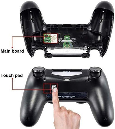 eXtremeRate Ersatz Leuchttaste Knöpfe für ps4 LED Tasten Set Buttons D-Pad Steuerkreuz Thumbsticks D