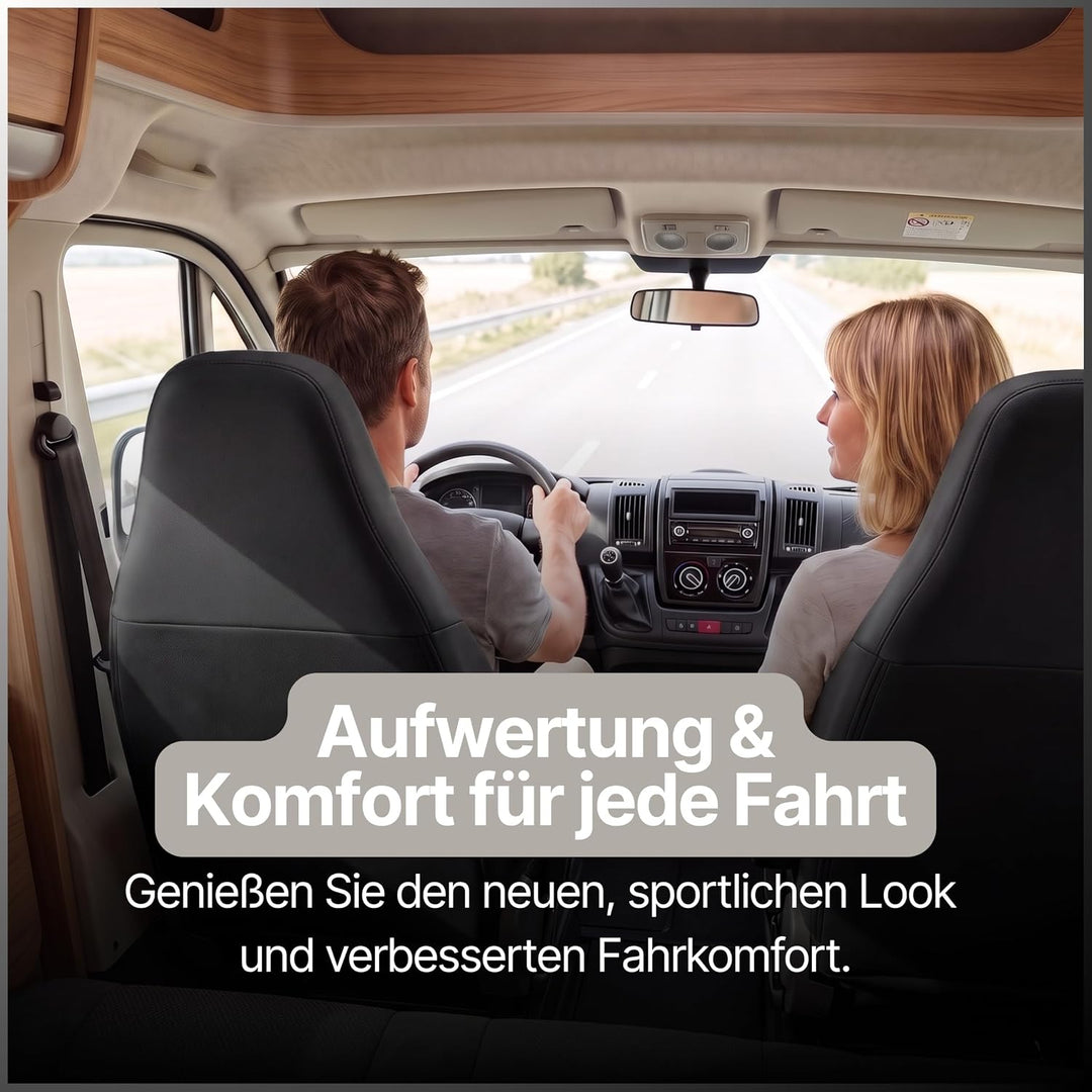 Generisch Sitzbezüge für Wohnmobile, Pilotsitze, Fahrersitz und Beifahrersitz, 2 Sitzer, Hochwertige