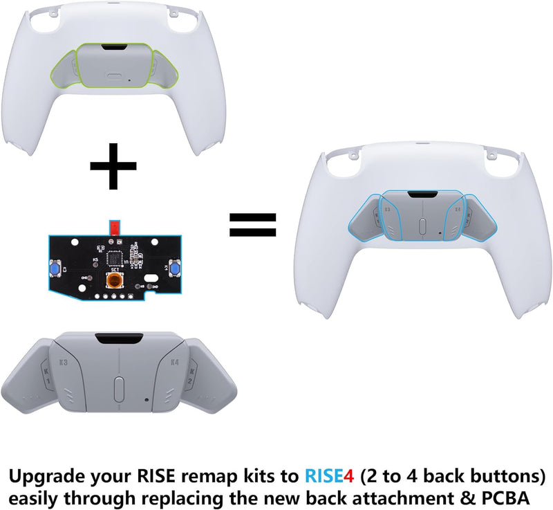 eXtremeRate RISE4 Ersatz Rücktasten&Remap Board für ps5 Controller Rise&RISE4 Remap Kit, Austauschba