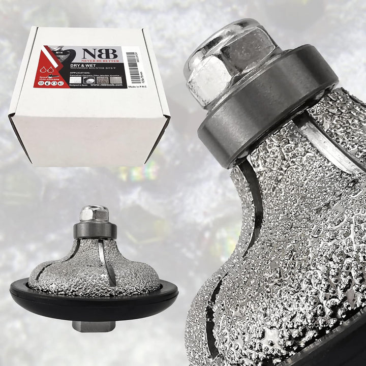 NBB Diamant-Profilscheibe Diamantfräser Fräsbohrer Trennreibahle Profilierungs-Bit für Porzellan Fli
