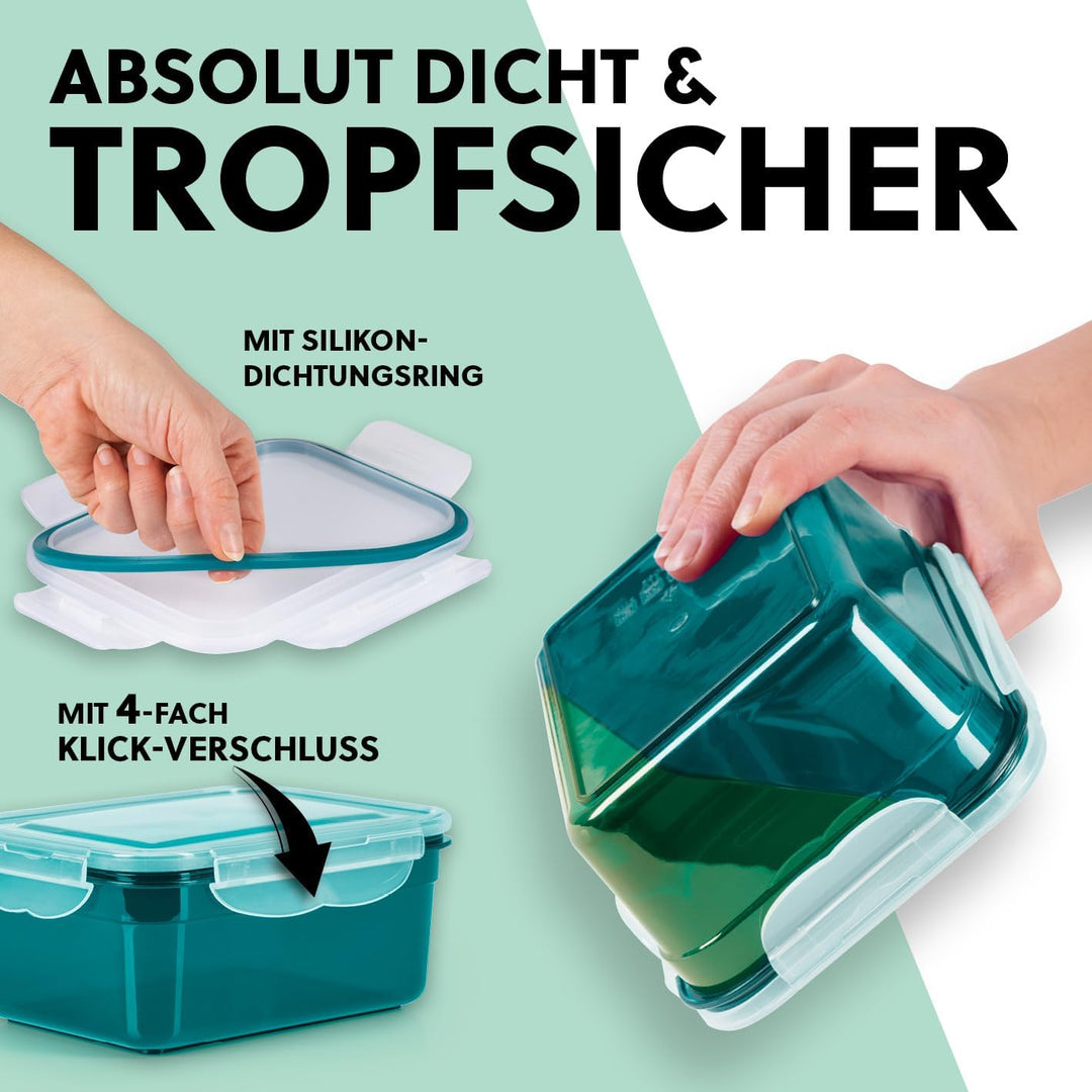 GOURMETmaxx Frischhaltedosen klick-it 7er Set | BPA-freie Vorratsdosen Spülmaschinen-, Mikrowellen-,
