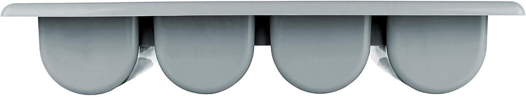 GRÄWE Besteckkasten mit Deckel, leer - Bestecklade mit 4 Fächern, Gastronorm Grösse 1/1, gross, stap