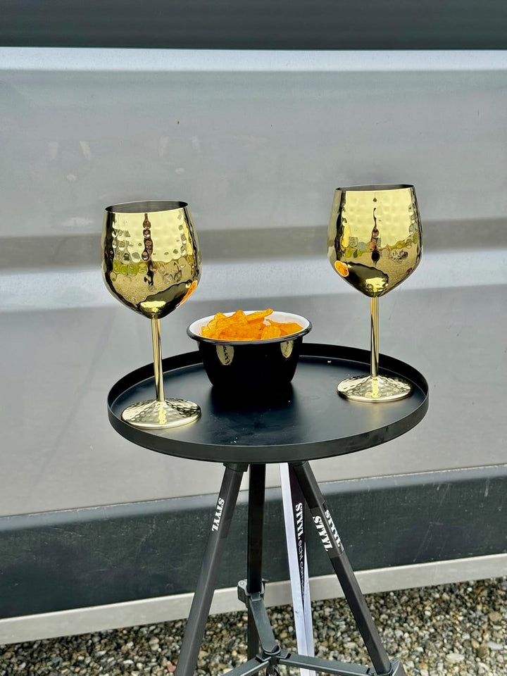 STYYL Tutty-TablettY - der magnetische Beistelltisch Camping Kleiner Tisch Tablett Metall Magnet