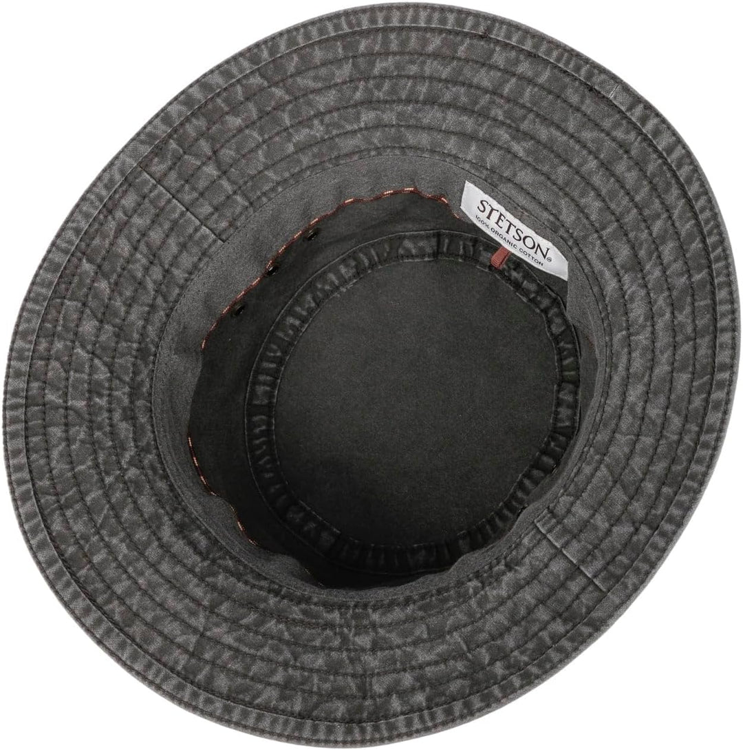 Stetson Reston Freizeithut Damen Herren Schlapphut Bio-Baumwolle Packable Baumwollhut 40-facher UV-S