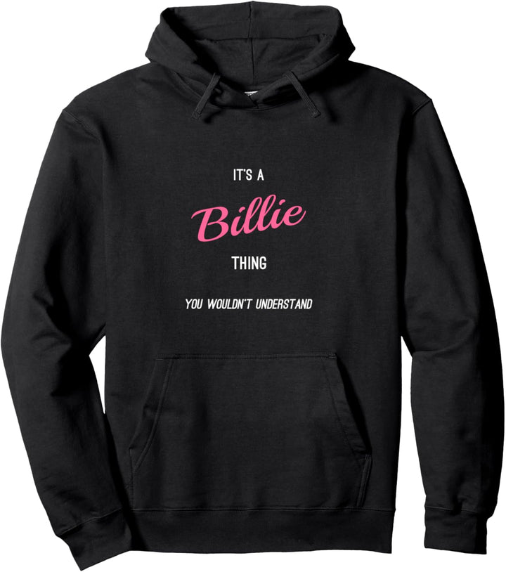 Billie - Personalized First Name, Customized Gift for Women Pullover Hoodie