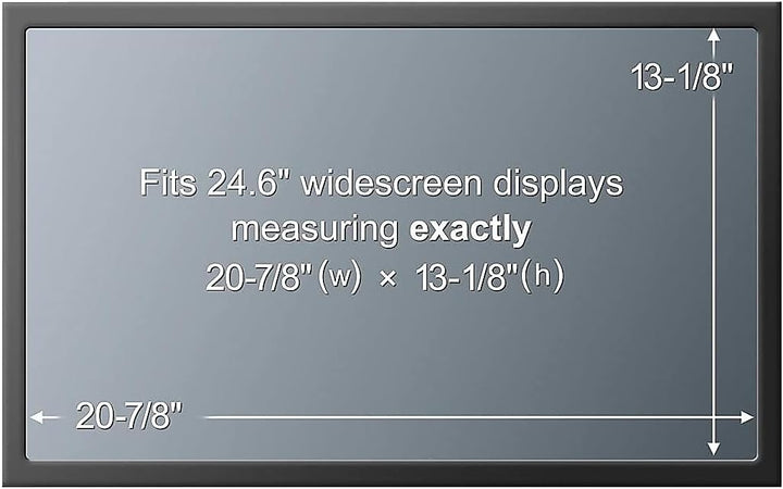 3M PF324W Blickschutzfilter Standard für Desktops mit Rahmen 60,0-61,0 cm Weit (entspricht 23,6"W-24