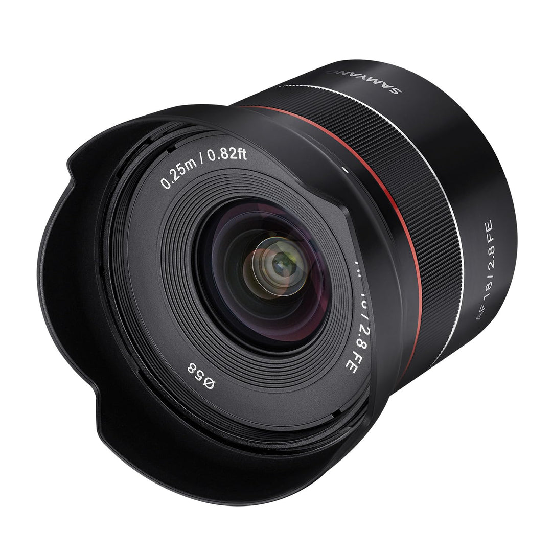 Samyang AF 18 mm F2.8 FE (Tiny but Super Wide) – Autofokus Vollformat und APS-C Festbrennweite Objek