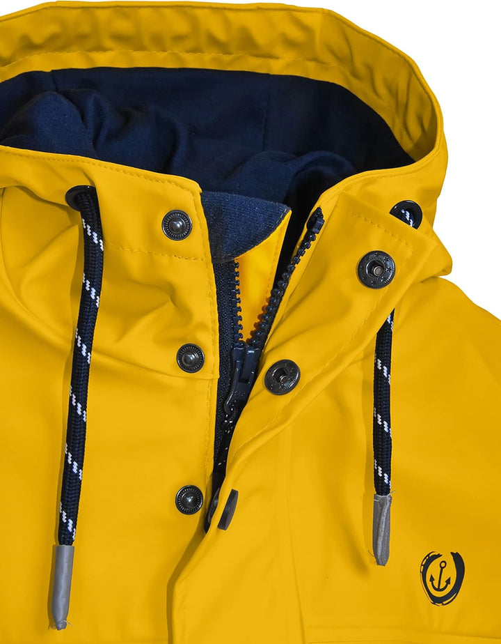 MADSea Herren Regenjacke Friesennerz 63096 gelb S Currygelb, S Currygelb