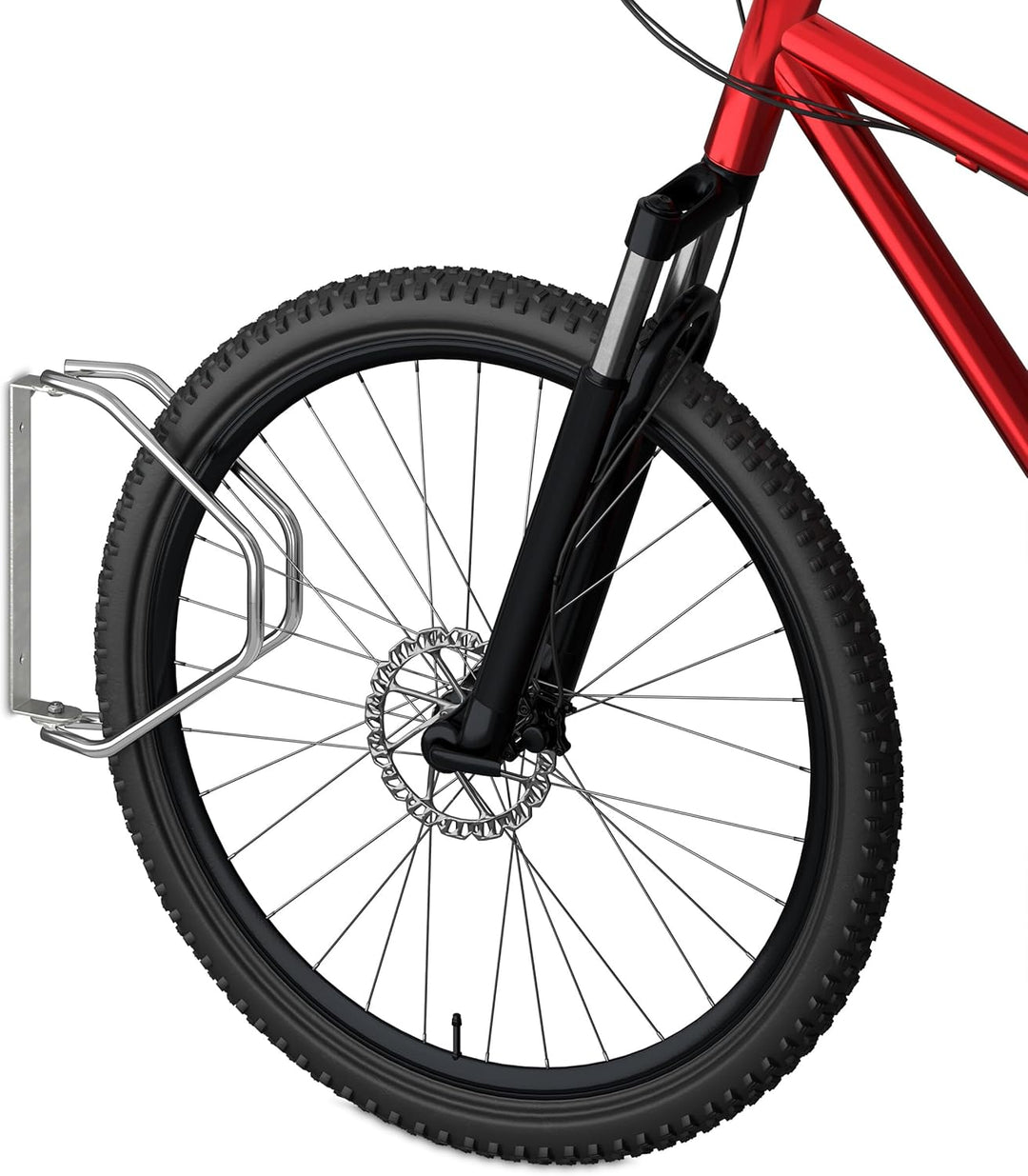 Relaxdays Fahrradständer, 2er Set, Wandmontage, stabiler Stahl, Fahrradwandhalter, 180° schwenkbar,