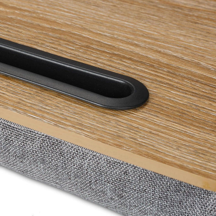 Relaxdays Laptopkissen mit Handyhalter, BxT: 42 x 32 cm, Laptopunterlage für Bett & Sofa, Laptop Kni