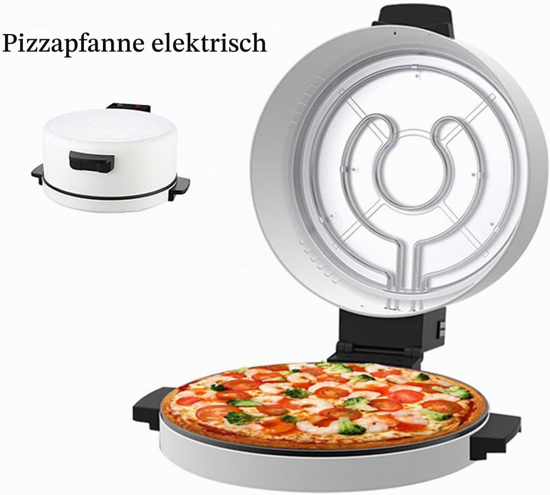 Pizza-Maker, 11,8-Zoll-Pizzamaschine, Neu Verbesserter Cool-Touch-Griff, Antihaftbeschichtete Platte