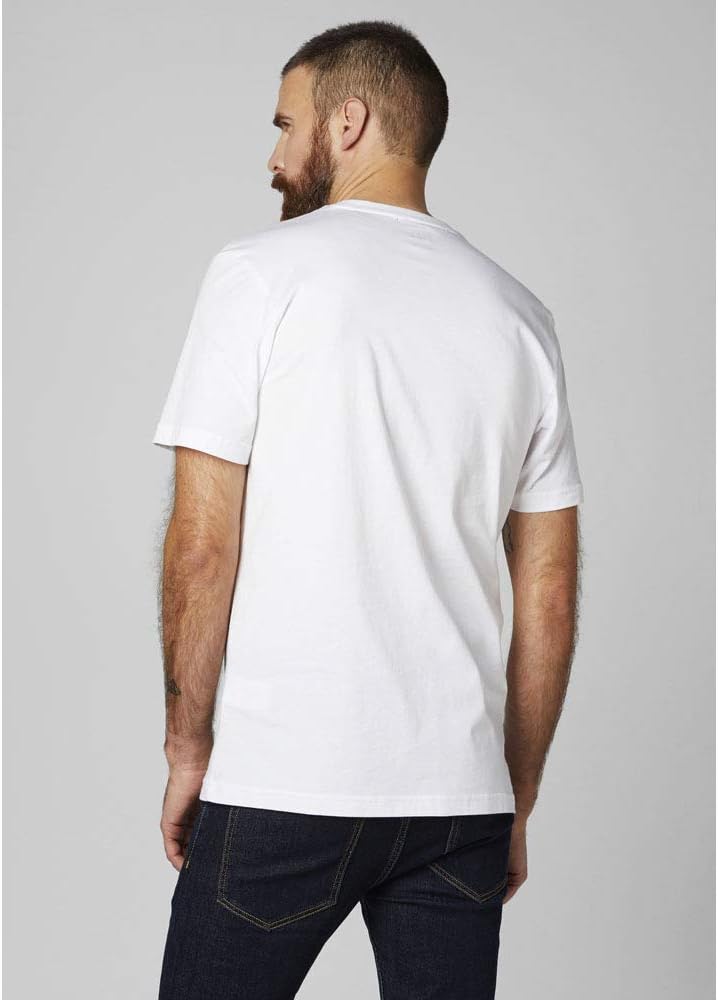 Herren Helly Hansen Crew T-Shirt, Weiss, S