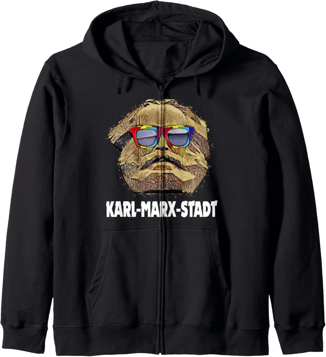 Chemnitz Karl-Marx-Stadt Nischel lustiges Chemnitz Kapuzenjacke