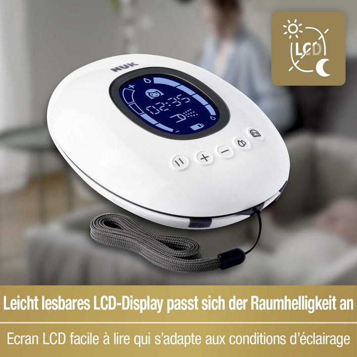 NUK Nature Sense elektrische Milchpumpe mit Akku, LCD-Display und Memory Funktion, inkl. Muttermilch