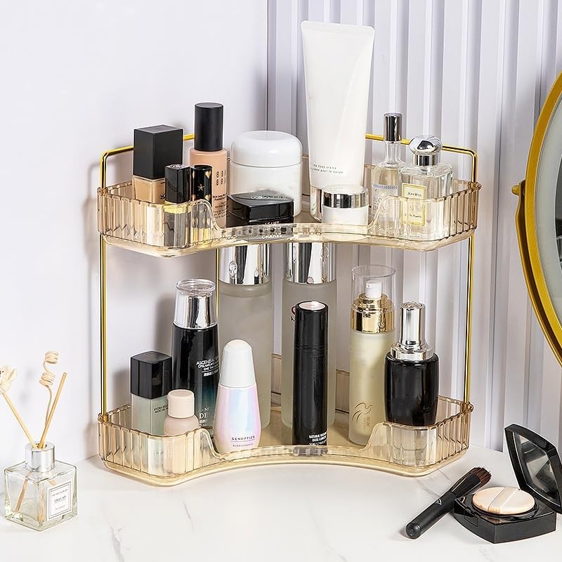 Make up Organizer, Kosmetik Organizer, Beauty Organizer, Hautpflege Organizer für Bad Schminktisch (