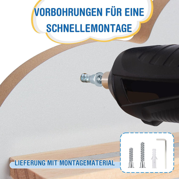 Todeco Tonie-Regal für Toniebox Hörfiguren, Magnetische Aufbewahrung für 20-25 Tonie, Perfekte Tonie