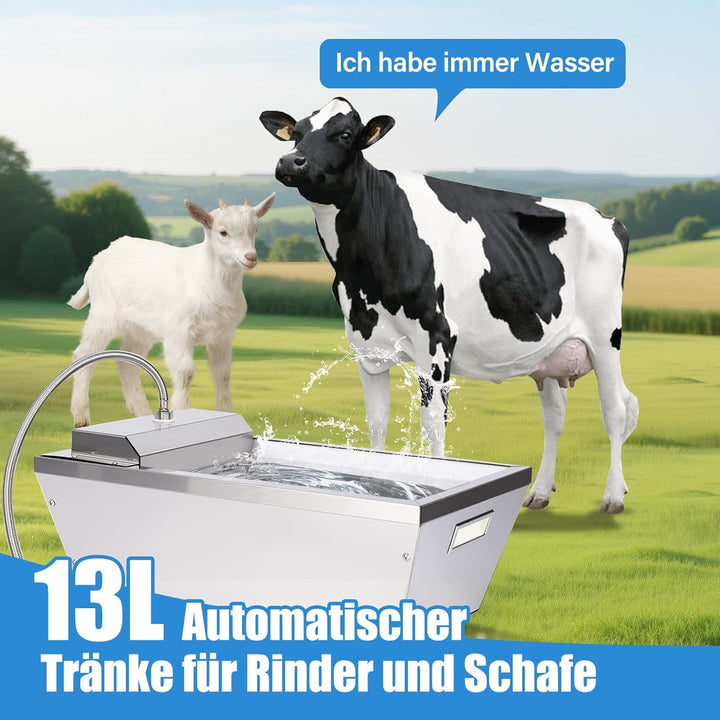 Automatische Tierwassertruge,13 Liter Automatische Pferdewassertruge Mit Float Ball,GrossKapazitäTsa