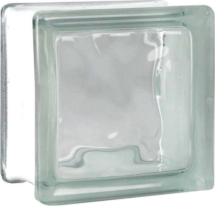 Fuchs Design 5 Stück Glassteine Wolke Klar 1-seitig satiniert 11,5x11,5x8 cm, 1-seitig satiniert 11,