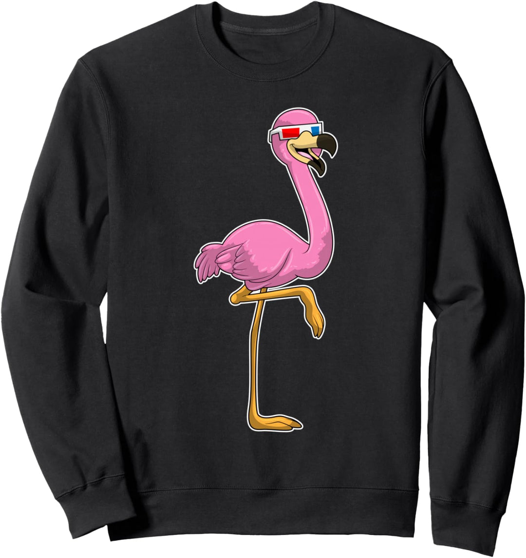 Flamingo Brille Sweatshirt