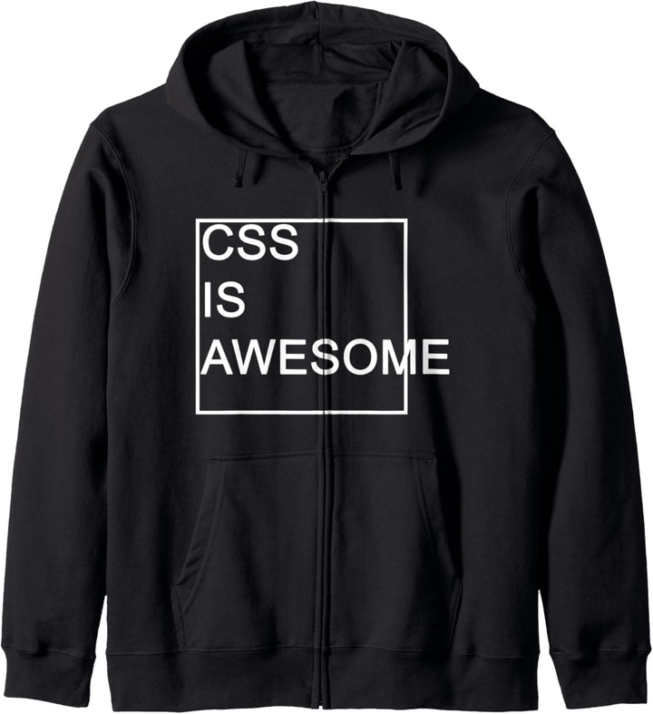 CSS Is Awesome Lustiges Programmierer Grafik Designer Kapuzenjacke