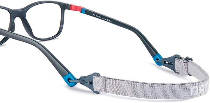 NANOVISTA Unisex Kinder Sonnenbrille 48 Gris Oscuro Mate/Rojo/Azul, 48 Gris Oscuro Mate/Rojo/Azul