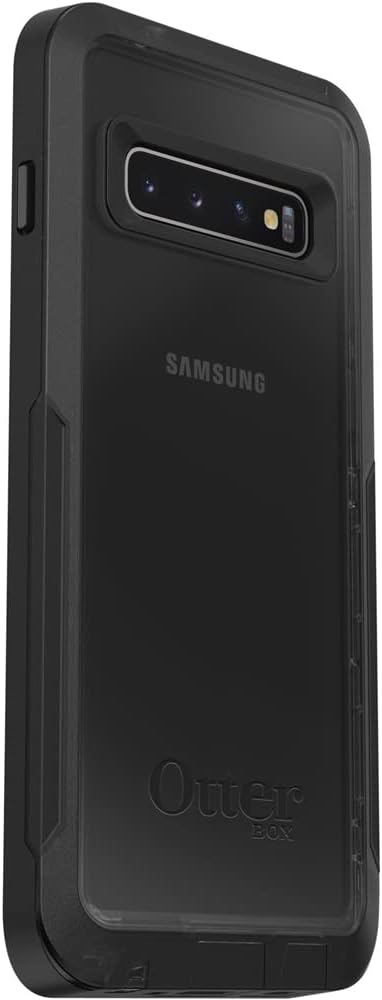 OtterBox Pursuit Series Schutzhülle für Galaxy S10, Transparent / Schwarz durchsichtig / schwarz, du