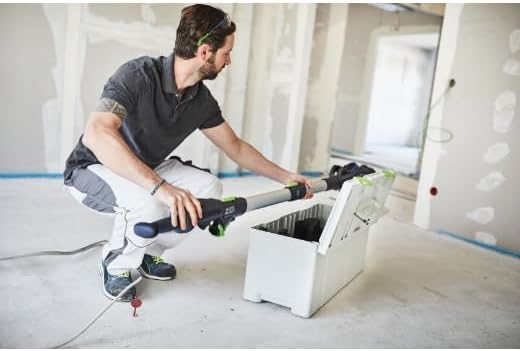 Festool Langhalsschleifer LHS 2 225 EQI-Plus PLANEX (mit Verlängerung, Schlauchclip, Klettverbinder,