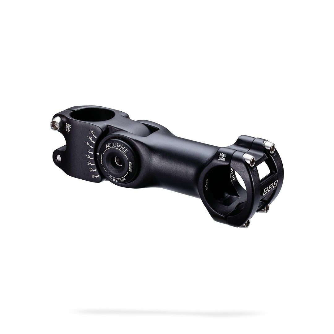 BBB Highfix Os Fahrradlenkervorbau Einstellbar mit-40° -+40° Stangendurchmesser 31,8mm 6061 T6-Alumi