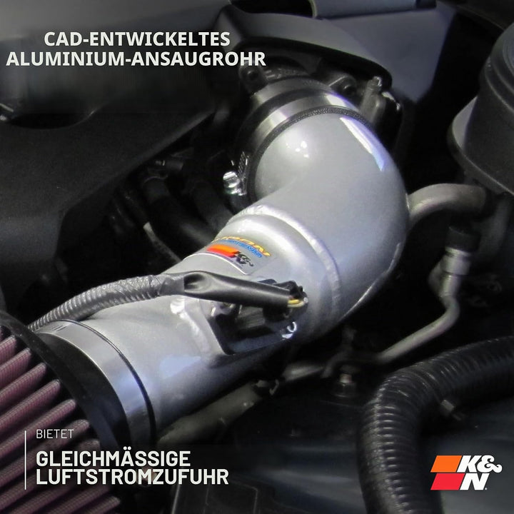 K&N 69-7078 Waschbarer und wiederverwendbarer TS KFZ Hochleistungsluftfiltersystem
