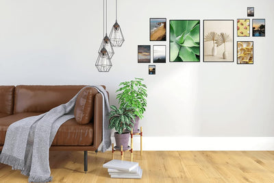RAWWEST.BIS Alu Bilderrahmen – 70x100 cm Plakatrahmen, Alurahmen mit Plexiglas-Antireflex Rahmen aus