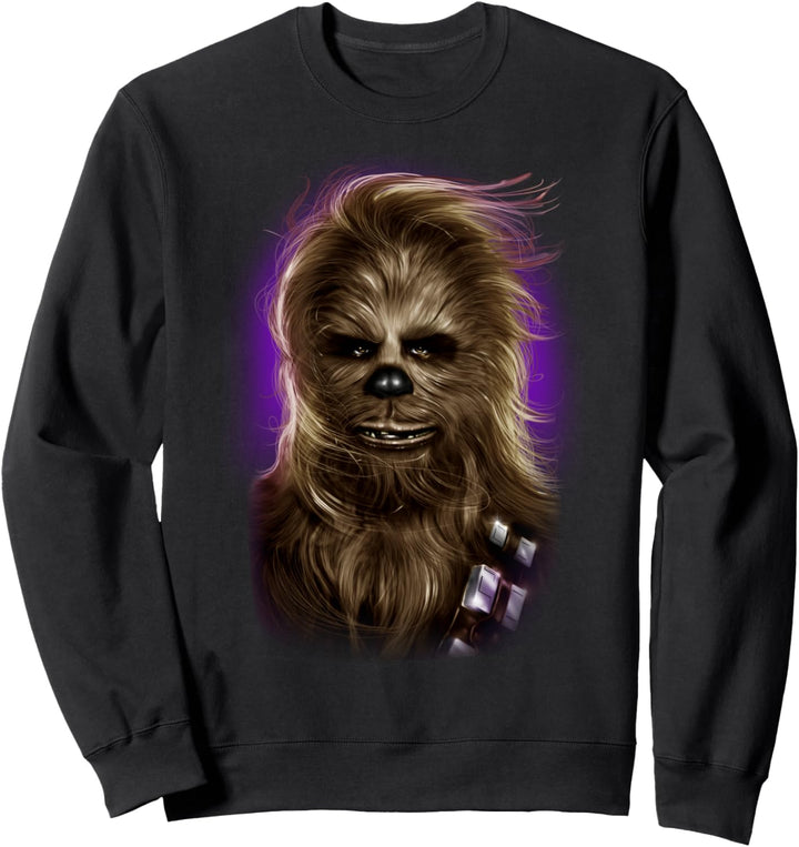 Star Wars Chewbacca Flowing Hair Portrait Sweatshirt