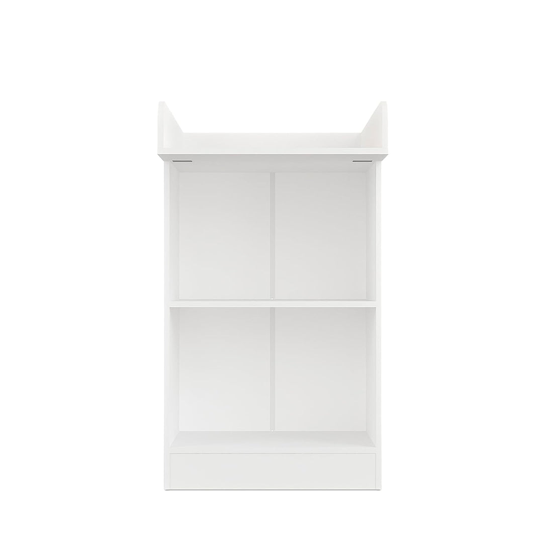 KOMTO Wickelkommode Weiss - Wickeltisch Schmal, Baby Kommode mit Wickelaufsatz abnehmbar, Baby Chang